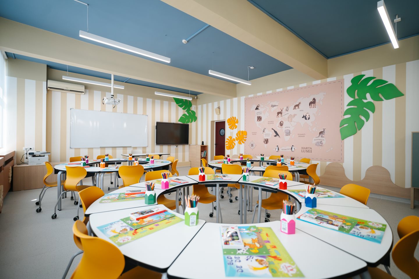 O sală de clasă ca acasă